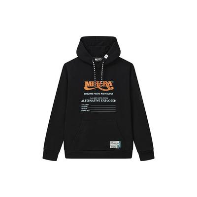 Fila X MIHARA YASUHIRO Свободное худи с логотипом в виде букв для мужчин, черное F11M243207F-BK
