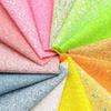 Chunky Glitter Artificial Leather Fabric Colorful Glitter Faux Leather  DIY Hairbow Accessories