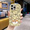 Phone case: 2D flat design suitable for iPhone 18 17 16 15 14 13 Pro protective case, couple style, cute and healing, Christmas and Halloween gift