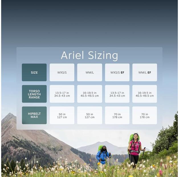 Рюкзак Osprey Ariel 55 vermilion red (Damen)