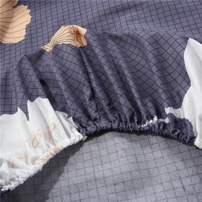 Простыня с эластичной резинкой по всему периметру, нескользящая пылезащитная простыня(Без наволочки)