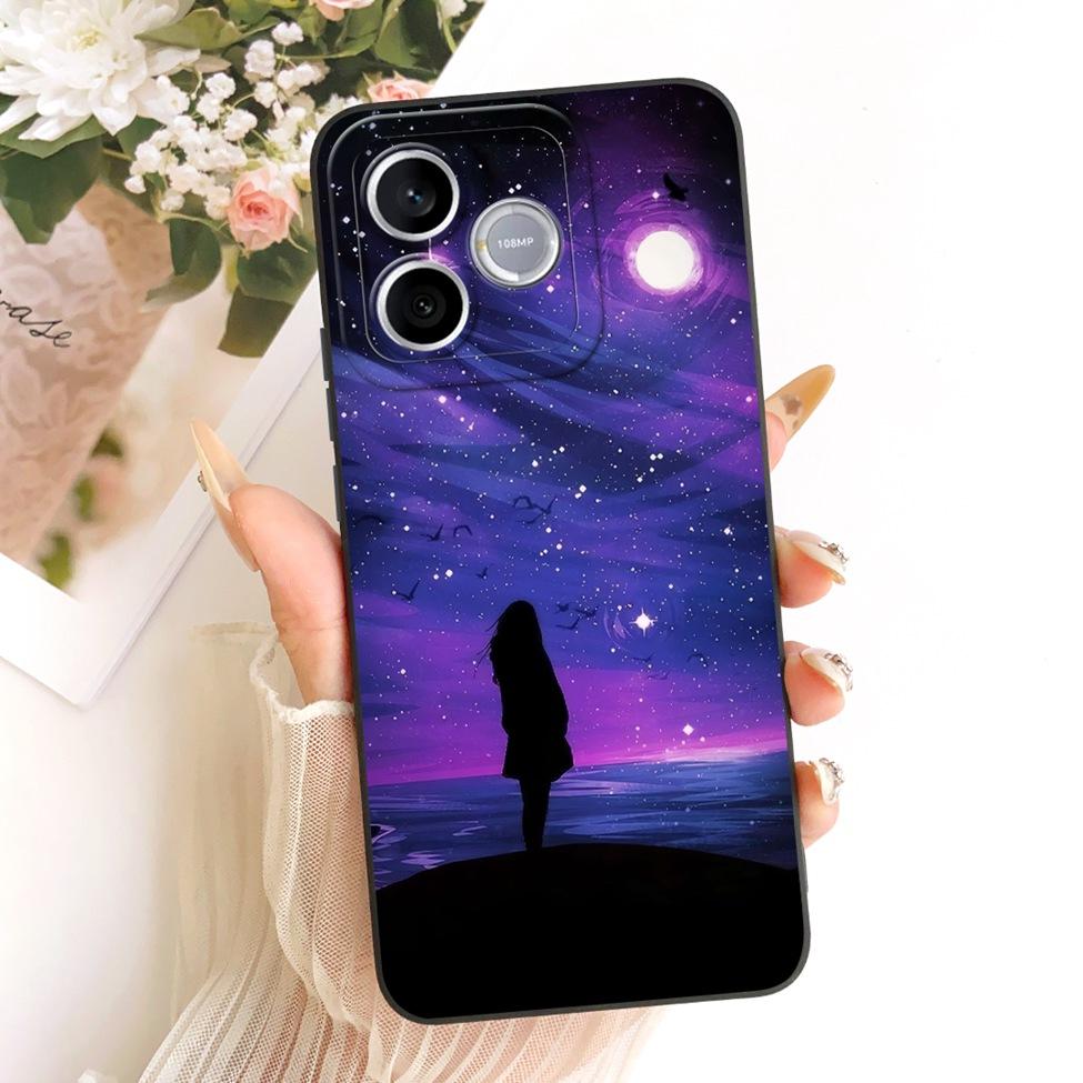 Чехол-крышка для Honor 600 Lite Милый Каваи Роскошный Модный Цветочный Рисунок Силиконовый Корпус Для Honor 600Lite LNA-NX1