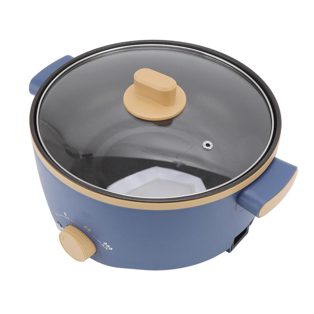 Электрическая плита 800 Вт 2,5 л 3-скоростная одноуровневая многофункциональная электрическая кастрюля-печь с вилкой UK