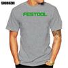Футболка Festool Мужские Топы Новая Мода Короткий Рукав Festool Tools Футболки Мужская Футболка