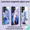 Чехол для телефона Wuthering Waves Cantarella новый Для Samsung S25 S24 S23 S22 S21 S20 Plus Ultra Note20 Стеклянный Магнитный Чехол