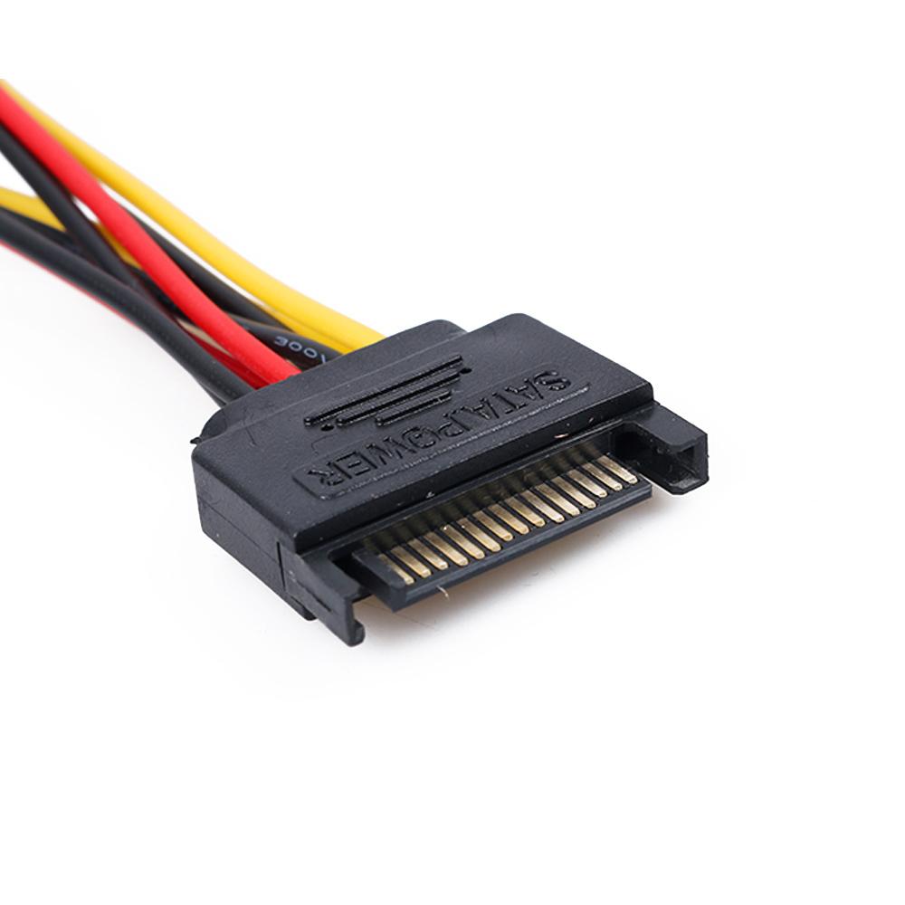 High Quality Extension Y Splitter Adapter Power Cable SATA Male To 2 Female
