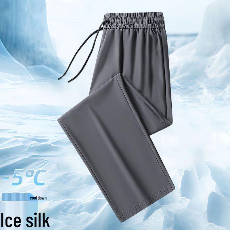 Мужские повседневные спортивные шорты Black Ice Silk — легкие и свободные