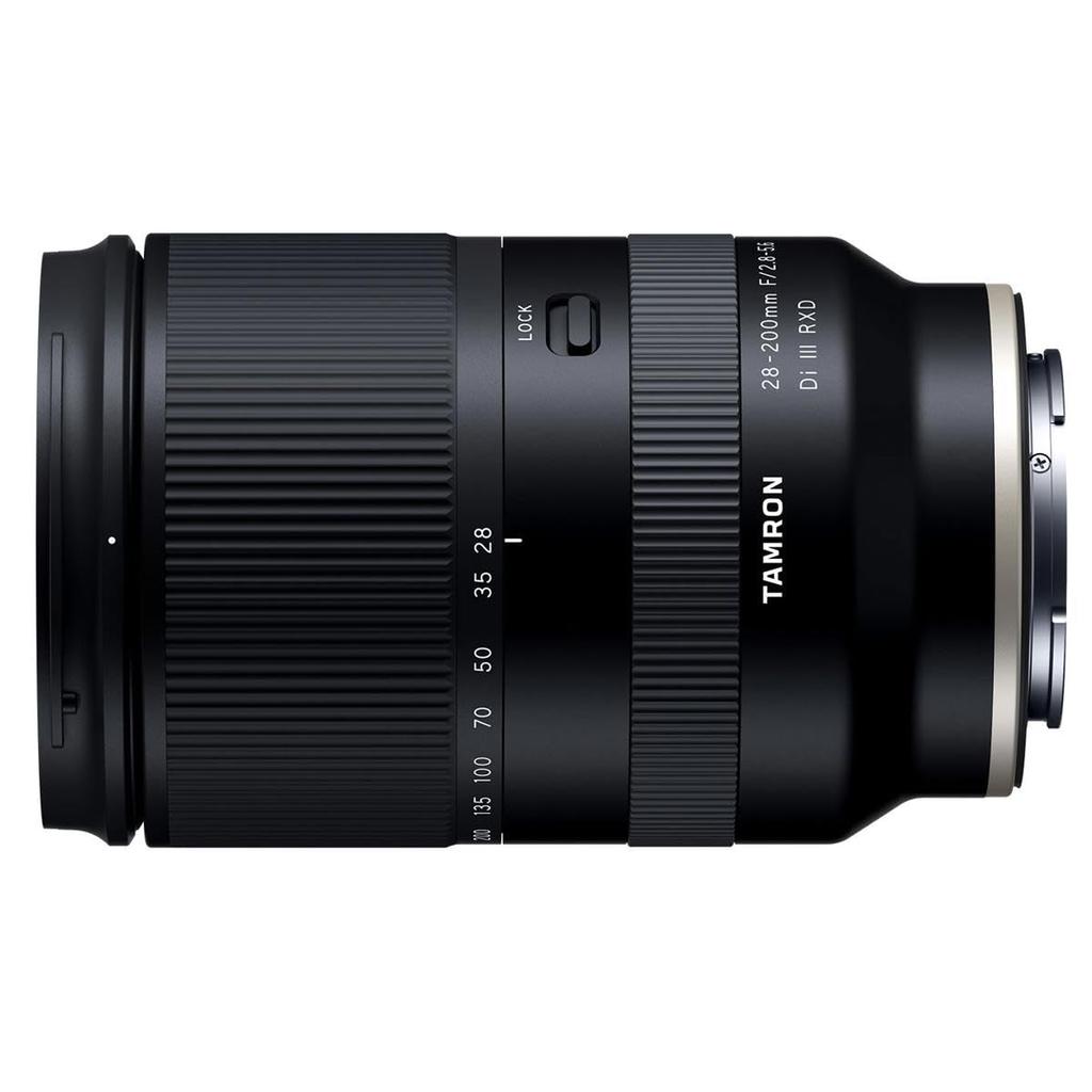 Tamron Di III RXD Lens for Sony Mirrorless or Model Black 28-200mm F/2.8-5.6 Full-Frame APS-C E-Mount, Number AFA071S700,