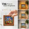 Artistic Bedtime Atmosphere Lamp DIY Acrylic Puzzle LED Night Light, Christmas Town Jigsaw Lamp, Hand Modern Home Illumination Decor Assembled