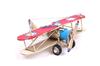 Decorative Metal Airplane Biplane