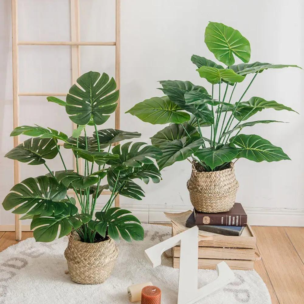 Тропические растения Искусственные тропические пальмовые ветви Искусственные растения Гостиная Балкон Украшения