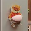 3D Chubby Corgi Silicone Bumper Stickers Ultra-Soft Car Home Anti-collision Pads Cute Puppy Decorative Fun Squishy Stickers