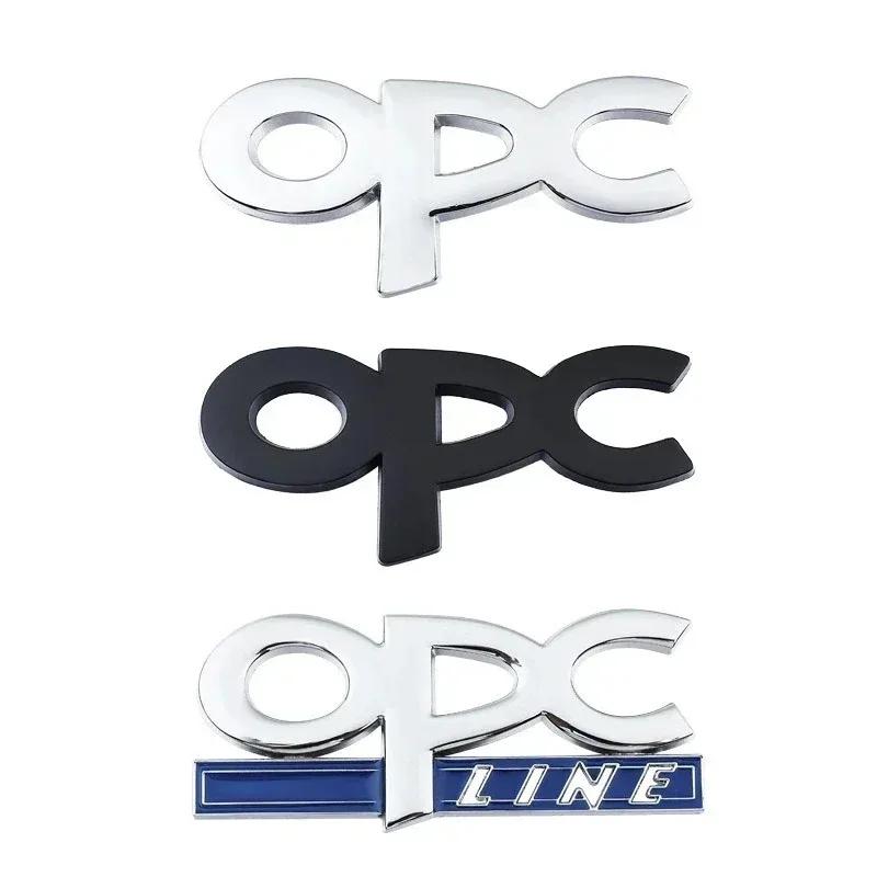 ABAC1 3D Metal Logo OPC Line Emblem Astra Zafira Antara Combo Corsa Meriva Insignia R Aglia Mokka X Accessories