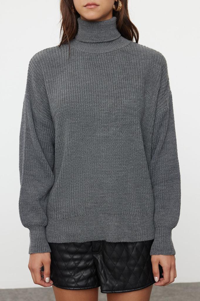 Женский модный стильный свитер Saks Wide Fit базовый трикотажный свитер