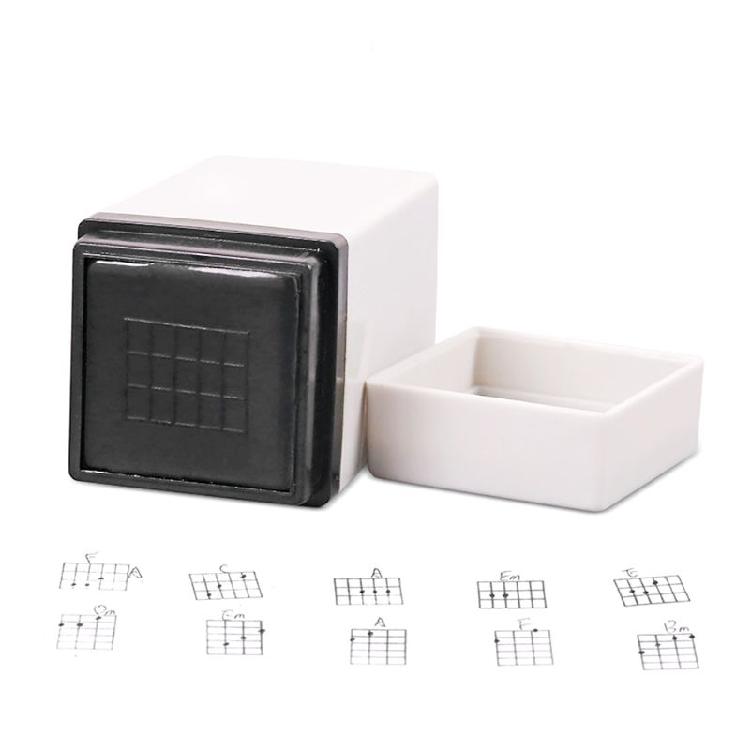 Таблатура Гриф Штамп Аккорда Гитары Штамп Аппликатуры Штамп для Обучения Укулеле