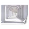 Wallpaper Tunel In White 3d