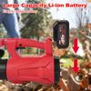 Leaf Blower 21V Electric Leaf Blower 4.0Ah Batteries and Charger Included 6 Speed Mode Lightweight