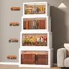 Foldable Children's Wardrobe: Plastic Organizer for Baby Clothes, Toys, Snacks