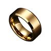 8mm Casual Unisex Ring Solid Color Not Easy to Break Accessories Comfort Finger Ring for Outdoor