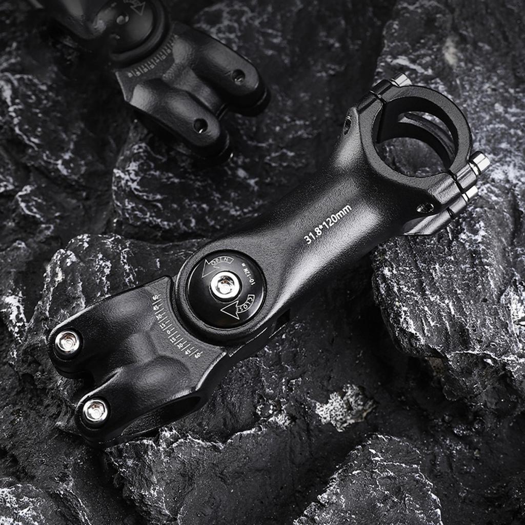 Adjustable Bicycle Handlebar Stem Variable 60 Degree Angle Aluminum Alloy Bike Handlebar Riser Road Bike Front Fork