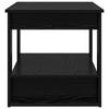 Coffee Table Black Oak Effect 72 x 50 x 50 cm Engineered Wood