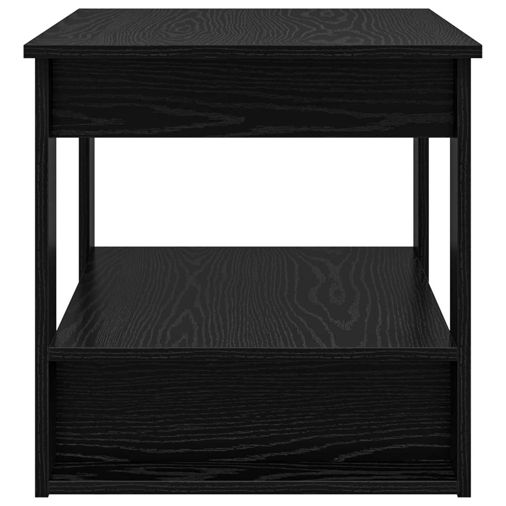 Coffee Table Black Oak Effect 72 x 50 x 50 cm Engineered Wood
