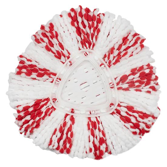 Mop Replacement Heads for Vileda for O-Cedar Easywring Washable Microfiber Spin Refills Easy Cleaning Triangular Disc Compatible with Spin Mops