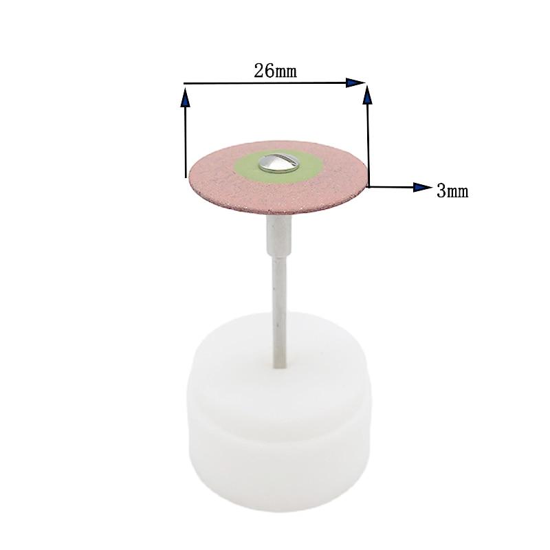 Стоматологическая лаборатория 26 мм резиновый алмазный полировщик HP для удаления отделочного циркония для реставраций фарфорового циркония