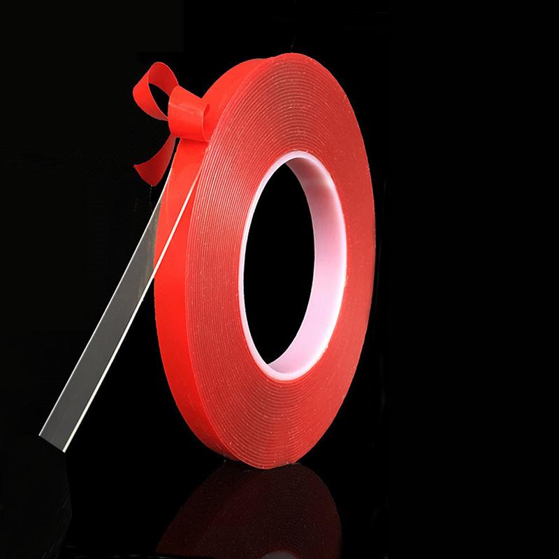 300 см прозрачная силиконовая двусторонняя лента, наклейка с маленьким сердечником, прозрачная прочная бесшовная двусторонняя лента, высокая прочность, клей без следов
