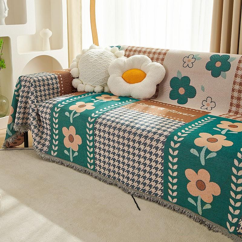 Вязаные одеяла в скандинавском стиле, одеяло для дивана-кровати, офисный кондиционер, одеяло для сна, гобелен, шаль