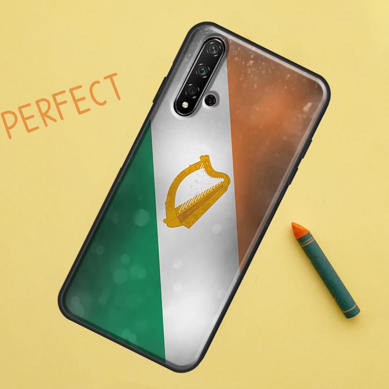 Irish Passport Ireland Flag For Huawei Nova 12s 11i 7i 8i 12i Y73 Y70 Y90 Y60 Y72 Y61 Y91 9 10 SE P40 Lite P30 Pro Case