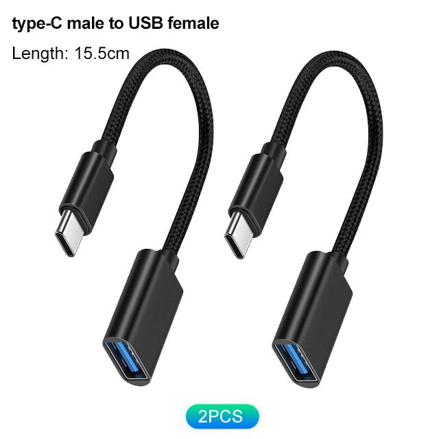 Адаптер типа C на USB 3.0 USB-C 3.1 мужской OTG A женский разъем данных для устройств MacBook Pro iPad Mini 6/Pro MacBook Air типа C