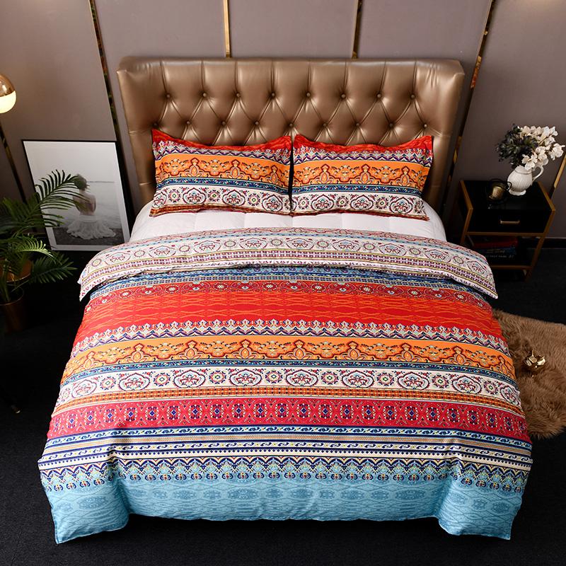 Bohemian Mossaic Ethnic Vintage Bed Linen Set King Queen Full Twin Size Duvet/Doona Cover Set