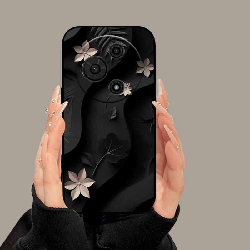 For TCL 605 T517D Case Cute Cartoon Painted Soft Silicone Cover for TCL 60 SE TCL605 60SE Luxury Shockproof Bumper Fundas Cases