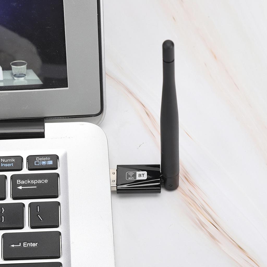RTL8821CU 600M Беспроводная двухдиапазонная сетевая карта для ПК с USB Bluetooth адаптером