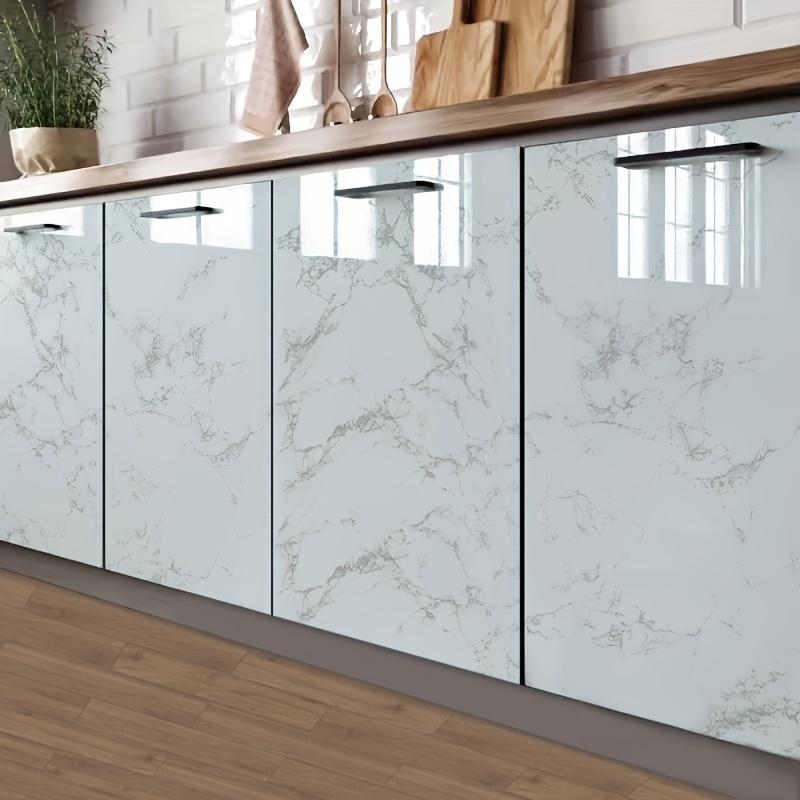 Самоклеящаяся ПВХ-пленка для шкафа, водонепроницаемое покрытие для кухонного шкафа, съемное защитное покрытие для ремонта дверцы шкафа