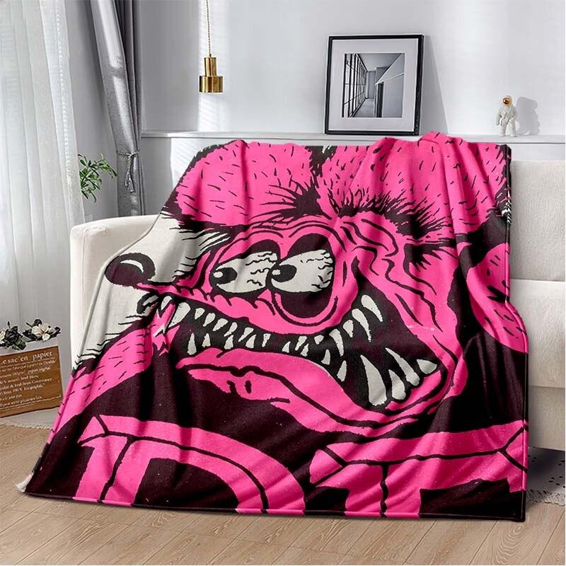Одеяло с рисунком крысы Финка, пододеяльник для дивана, дорожное постельное белье, фланелевое одеяло, покрывало, одеяло для пикника