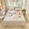 Fresh Colorful Flower Pattern Summer Quilt Skin-Friendly Breathable Thin Blanket Air Conditioning Quilted Quilt Machine Washable