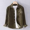 Men’s Japanese-Style Corduroy Long-Sleeve Jacket - Casual Autumn Trend