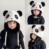 Winter Plush Hat Cute Cartoon Panda Ear Protection Hat Trend Beanies Cap  for Children
