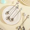 Japanese Korean Style Cartoon Cat Spoon Polished Honey Stirring Spoon New Dessert Spoon