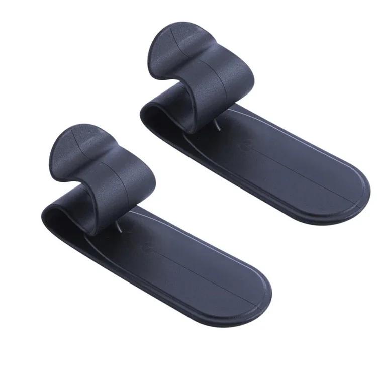 2Pcs Universal Stylish Car Umbrella Hook Holder Multifunction Adhesive Plastic Umbrella Holders Auto Interior Accessories