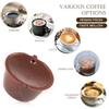 3PCS Reusable Coffee Pods Refillable Coffee Capsules Compatible with Dolce Gusto Refillable Coffee