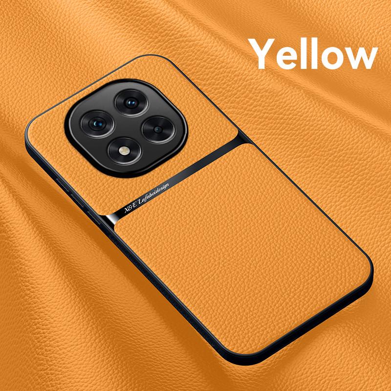 Роскошный магнитный чехол из искусственной кожи для Xiaomi Redmi Note 14 Pro 5G 14 Pro+ Plus Защитная крышка Задняя панель Coque Fundas Capa