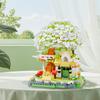 Четыре Сезона Дом Сакуры Конструктор Микрочастицы Кирпичики Игра Сборка Игрушки Для Детей Взрослых Креативное Украшение