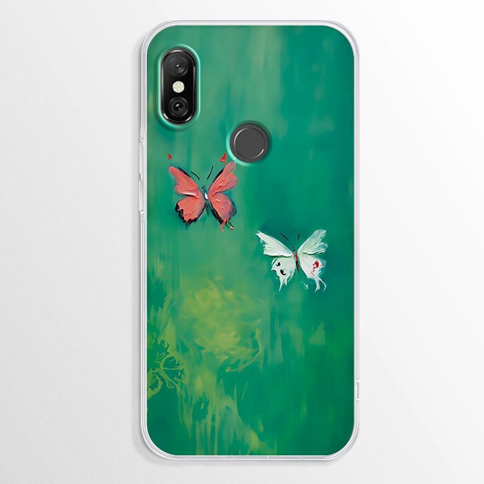 Чехол для Xiaomi Redmi Note 6 Pro Мраморный Прозрачный Мягкий ТПУ Задняя крышка Для Xiaomi Redmi Note 6 Note6 Pro Силиконовый Чехол Бампер Fundas