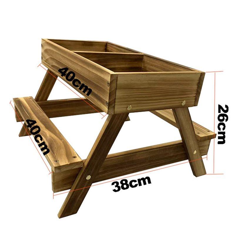Премиум-Кормушка для кур без отходов, Пикниковая кормушка для кур, Ручная работа, Обугленное дерево, Большой набор для самостоятельной сборки кормушки