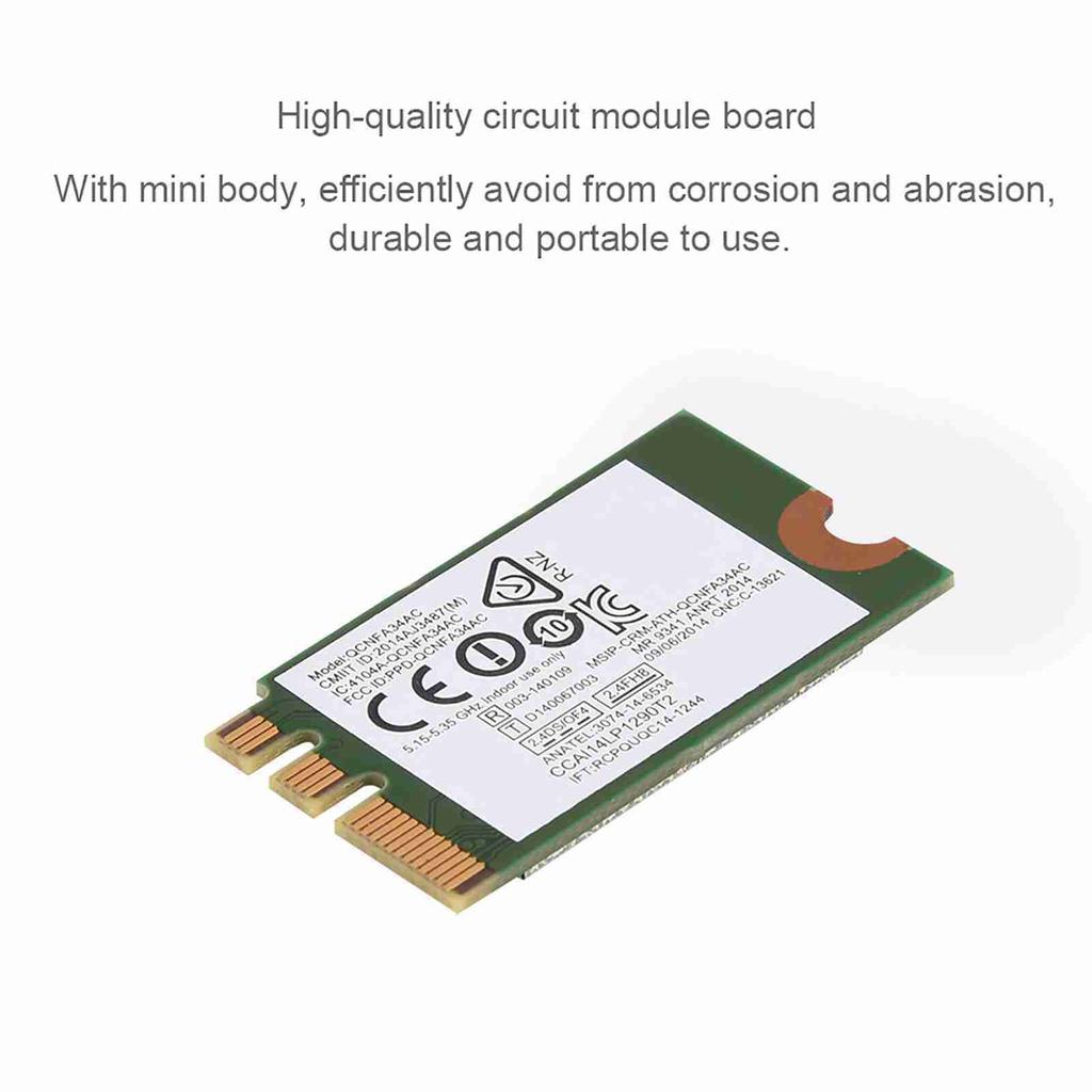 Wide Compatibility 2.4G 5G Dual Band Mini WIFI Wireless NGFf M2 Card for Lenovo DELl Asus