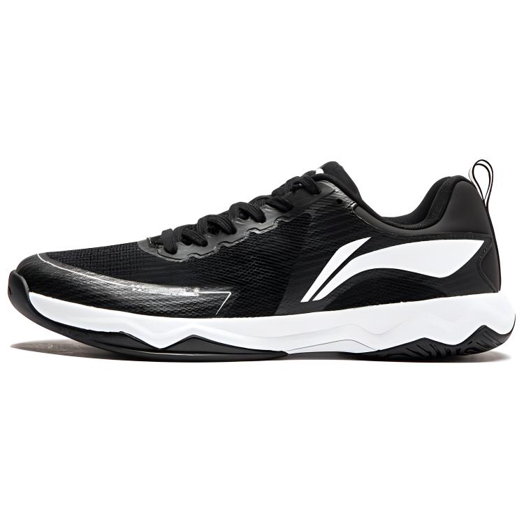 Li-Ning Comfortable Shock Absorbing Non-Slip Low-Top Training Shoes Unisex Sneaker Black APTU003-2
