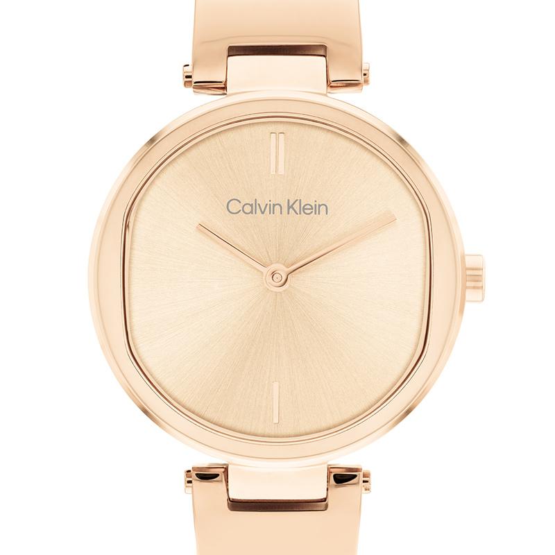 Calvin Klein Quartz Womens Watch 30Mm X 30Mm X 7.1Mm Gold Dial Stainless Steel Case Women watches 25200308